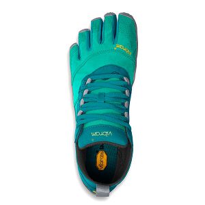 Vibram V-Trek Teal/Grey Womens Trail Shoes | India-650317